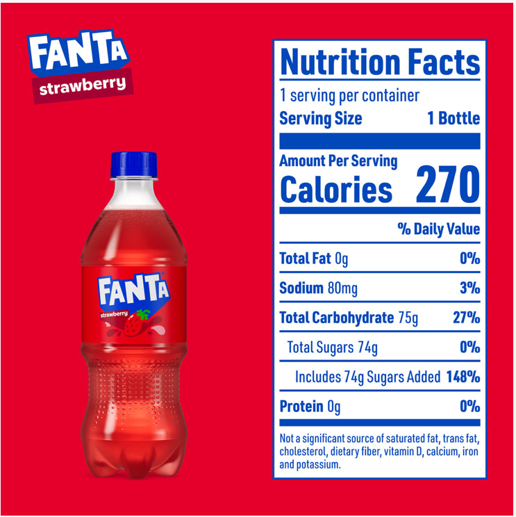 Fanta Strawberry 20 oz