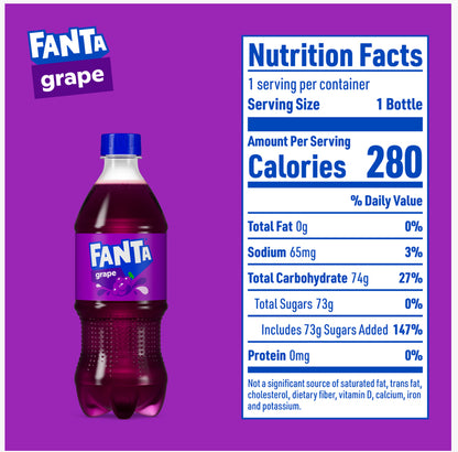 Fanta Grape 20 oz