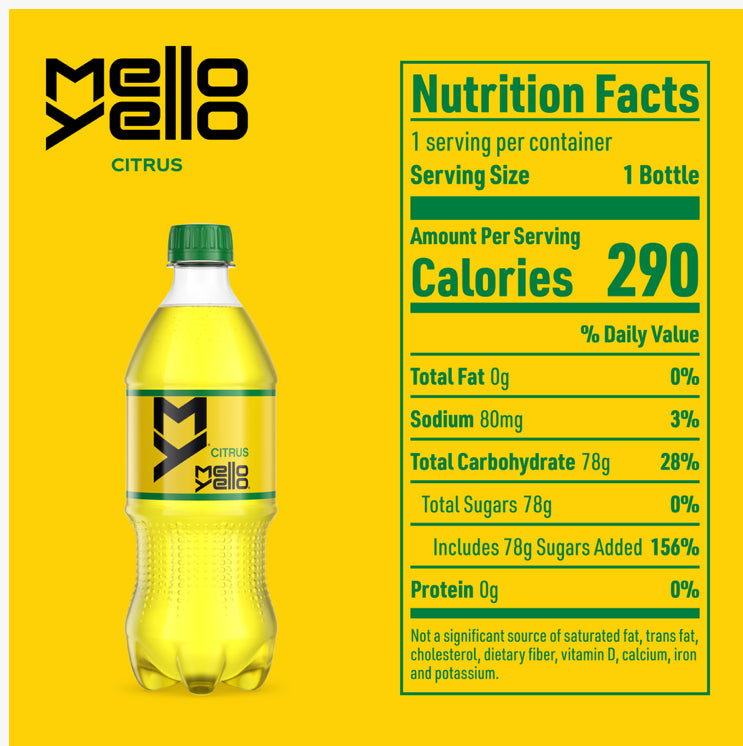 Mello Yello 20 oz