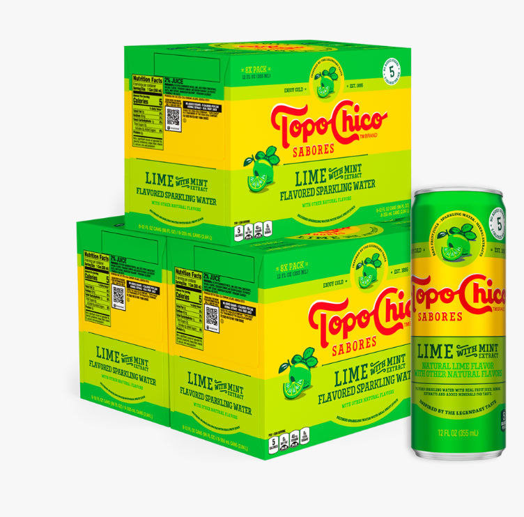 Topo Chico Lime whit mint