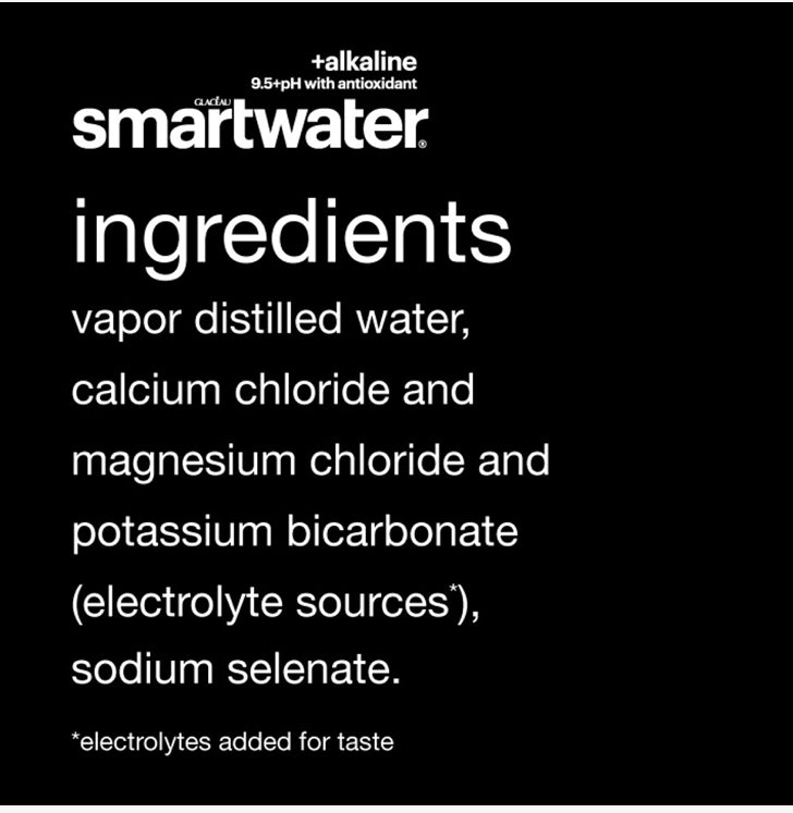 Smartwater alkaline whit antioxidant