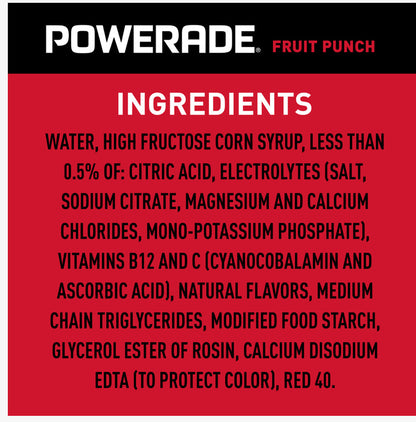 Powerade Fruit Punch 20 oz